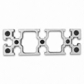 6063 Silvery Anodized Aluminum Extrusion Profiles GB/T5237-2004