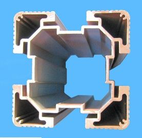 6005 Silvery Anodized Industrial Aluminium Profile , Milling Aluminum Dovetail Extrusion
