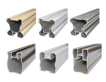 Simple Structure Aluminum Curtain Wall Profile For Residential Buildings
