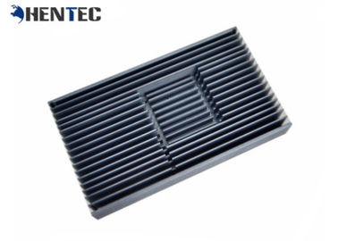 Silvery Anodised Aluminum Heatsink Extrusion Profiles For Led Lamp / Machine