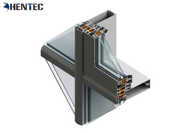 CE 6063 / 6061 Standard Construction Aluminum Profile Anodizing / Electrophoresis
