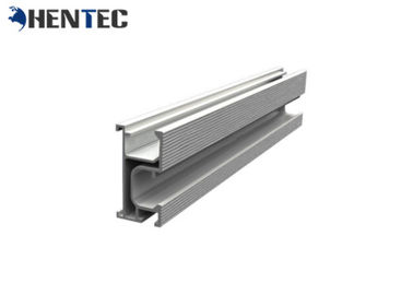 Anodized Solar Roof Mounting Systems , Solar Rail With Easy Installation