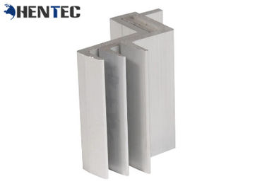 Anodized Surface PV MID Clamp / Rail For Solar Panel Roof Mounting Systems
