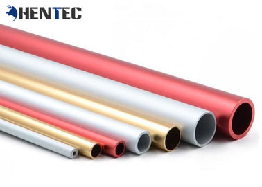 Custom Standard Aluminum Profile Anodized Aluminum Pipe / Bar / Square Tube