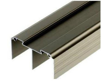 Golden / Silver Anodized Profile Aluminum Extrusions For Curtain Wall