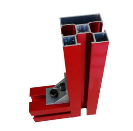 Powder Painted Aluminum Window Extrusion Profiles 6063-T5 / 6060-T5