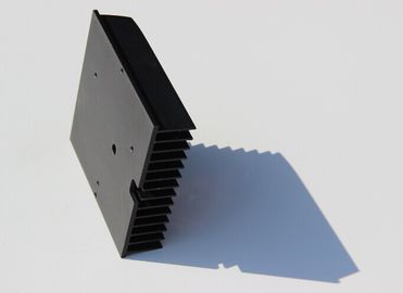 Industrial Aluminium Heatsink Extrusions Black Anodized 6063