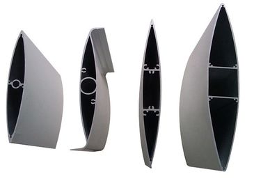 Drilling Curtain Wall Profile Aluminum Extrusions For Curtain Louver