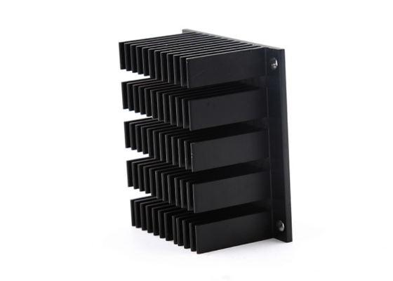 Alodine Anodized Aluminum Heatsink Extrusion Profiles 6061 Alloy T5 Temper