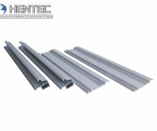 6061 / 6063 Aluminum Extrusion Profiles For Sliding Door , With Finished Machining